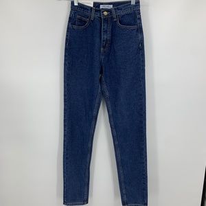 Aili Artisian womens jeans 25 skinny blue denim